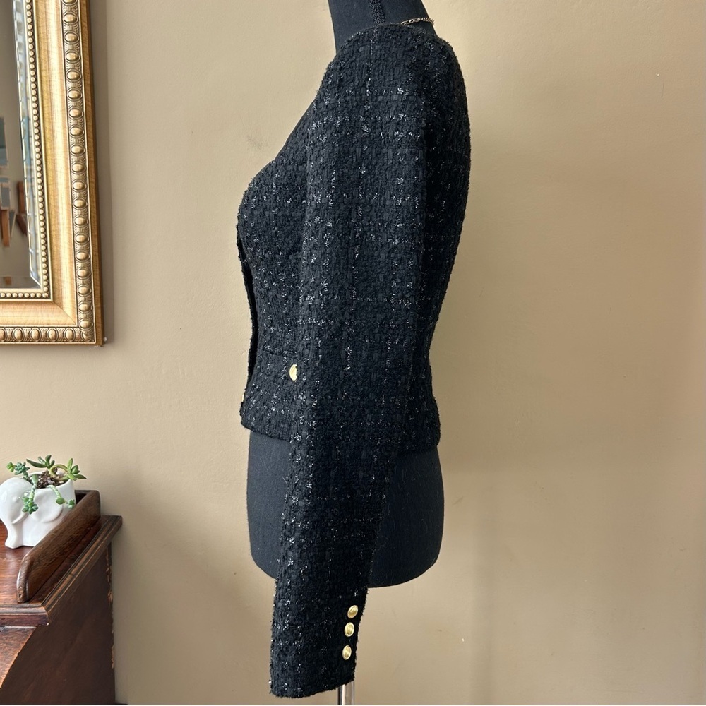 Revolve Assignment Bianca Jacket in Black Tweed R… - image 5